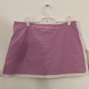 ✨3/$15✨Vintage Nike Tennis Skirt Skort Pink White Trim Size Small